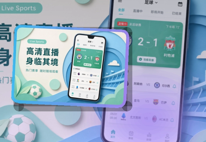 开云 App细节设计，赛程比分更好找 页面展示